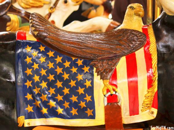 Carousel Bald Eagle Saddle