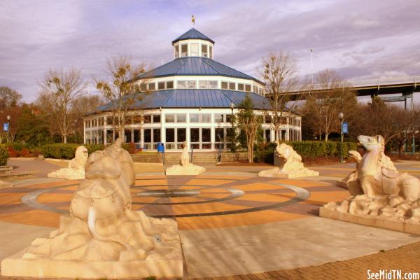 Fountain and Carousel