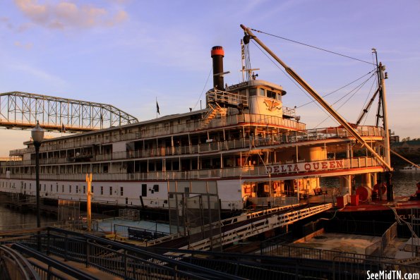 Delta Queen before dusk