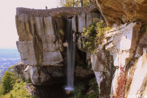 60: High Falls from cantilevered overlook