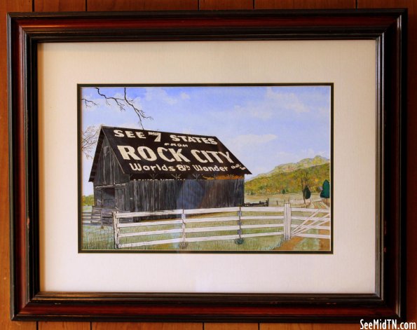 Barn Watercolor artwork