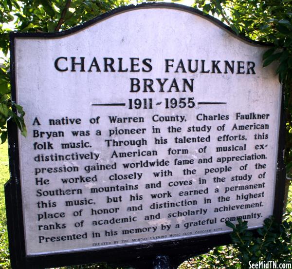 Warren: Charles Faulkner Byran