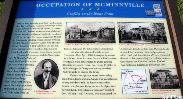 Warren: Occupation of McMinnville