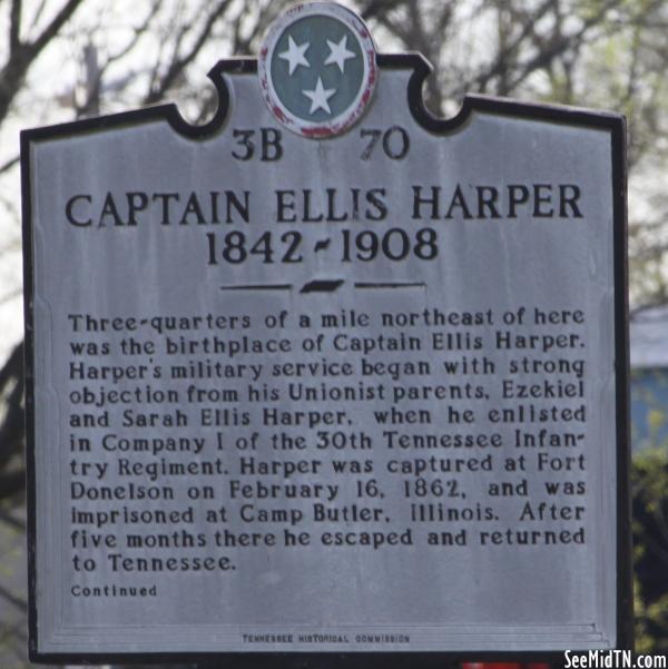 Sumner: Captain Ellis Harper 1842-1908