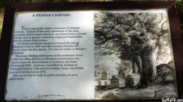 Sumner: Bledsoe's Fort - A Pioneer Cemetery