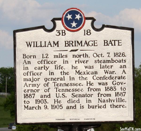 Sumner: William Brimage Bate