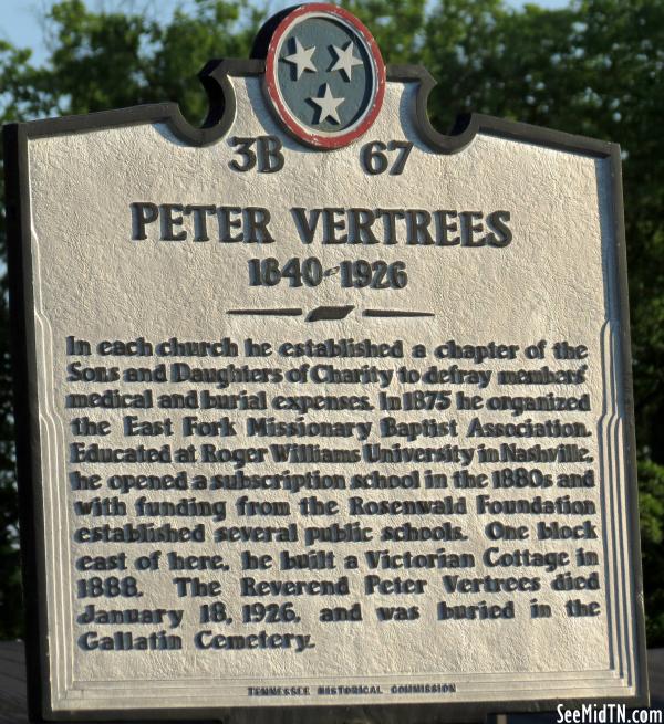 Sumner: Peter Vertrees 1840-1926