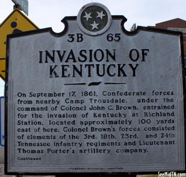 Sumner: Invasion of Kentucky