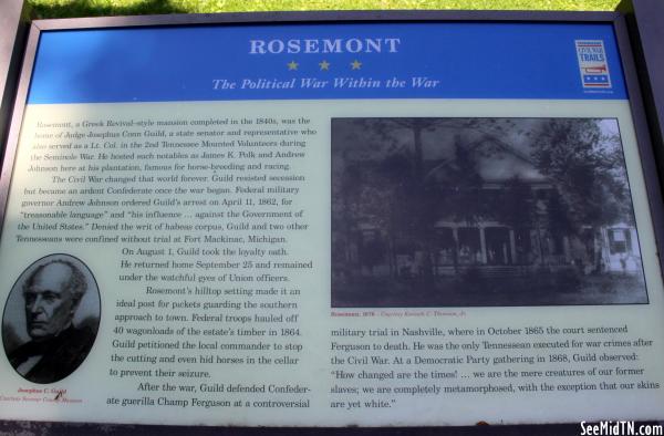 Sumner: Rosemont | The Political War Within the War