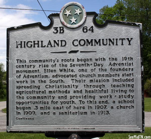 Sumner: Highland Community (Side A)