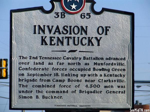 Sumner: Invasion of Kentucky SideB