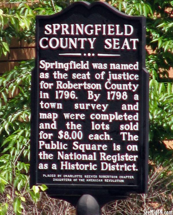 Robertson: Springfield County Seat