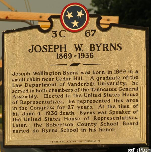 Robertson: Joseph W. Byrns