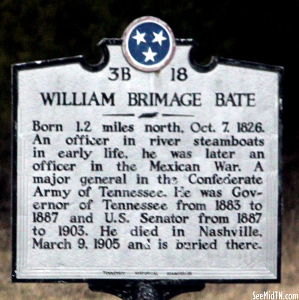 Sumner: William Brimage Bate