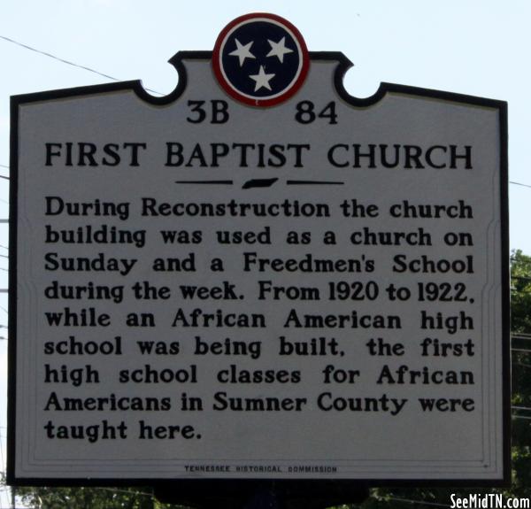 Sumner: First Baptist Church (Side B)