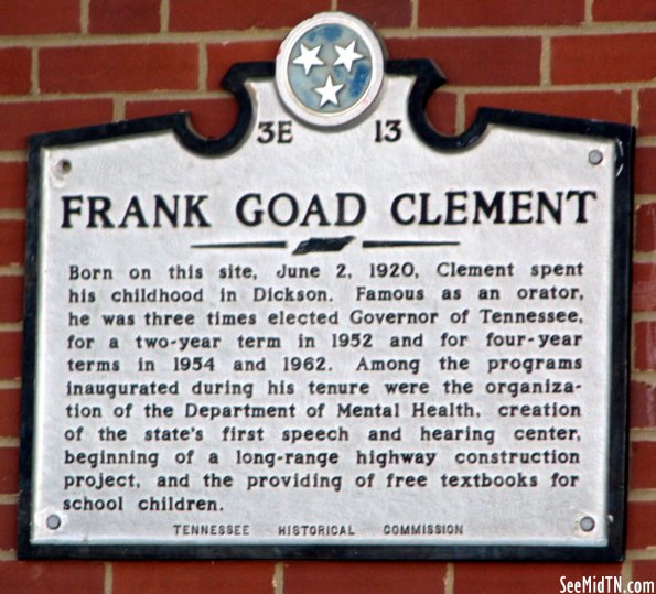 Dickson: Frank Goad Clement