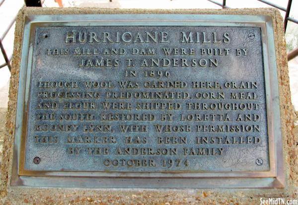 Humphreys: Hurricane Mills