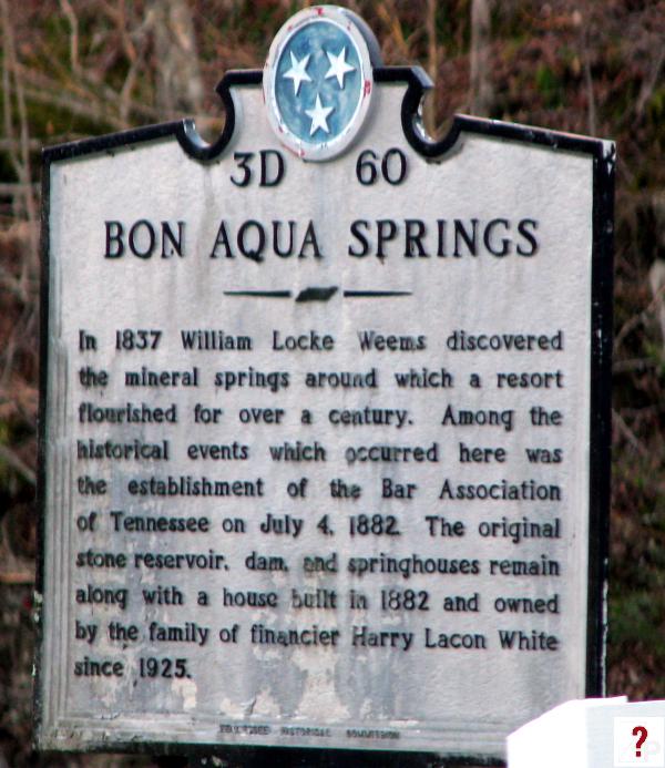 Hickman: Bon Aqua Springs