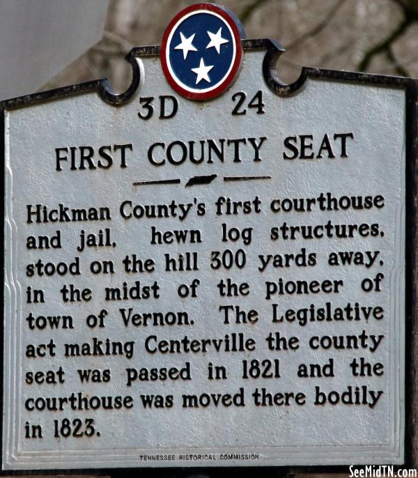 Hickman: First County Seat (Replacement)