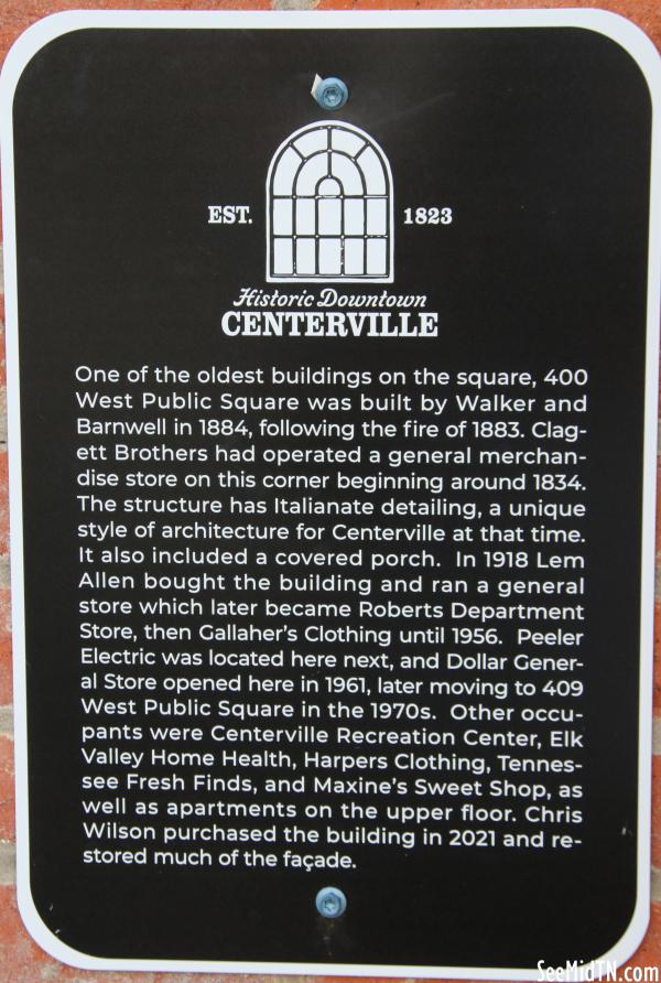 Hickman: Centerville - 400 West Public Square