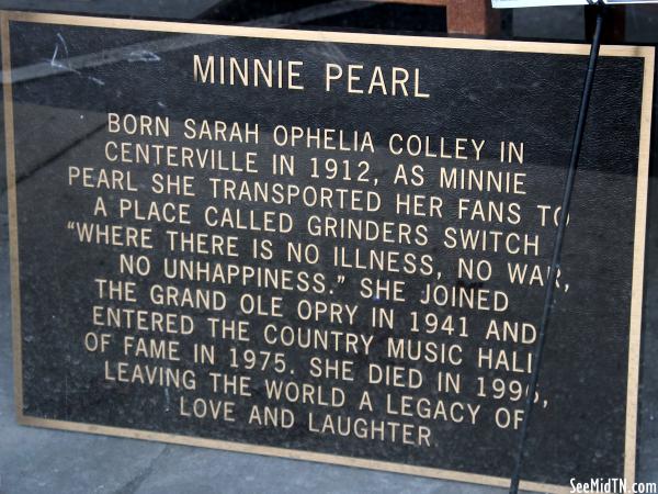 Hickman: Minnie Pearl
