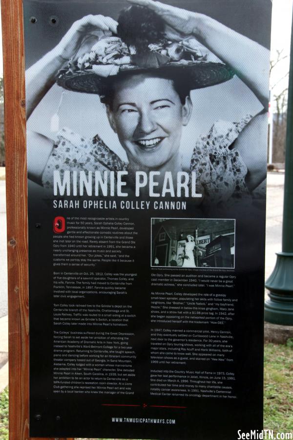 Hickman: Minnie Pearl