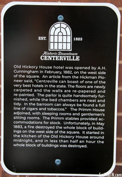 Hickman: Centerville - Old Hickory House Hickman: Centerville - Old Hickory House