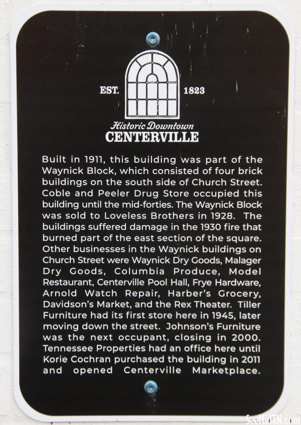 Hickman: Centerville - Waynick Block
