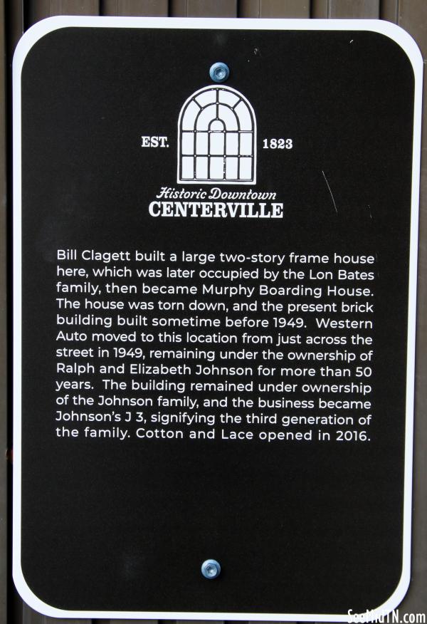 Hickman: Centerville - Murphy Boarding House