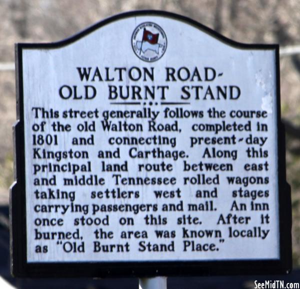 Putnam: Walton Road-Old Burnt Stand