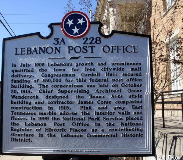 Wilson: Lebanon Post Office