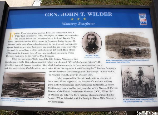 Putnam: Gen John T. Wilder
