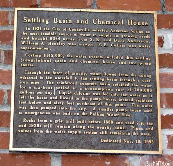 Putnam: Settling Basin and Chemical House