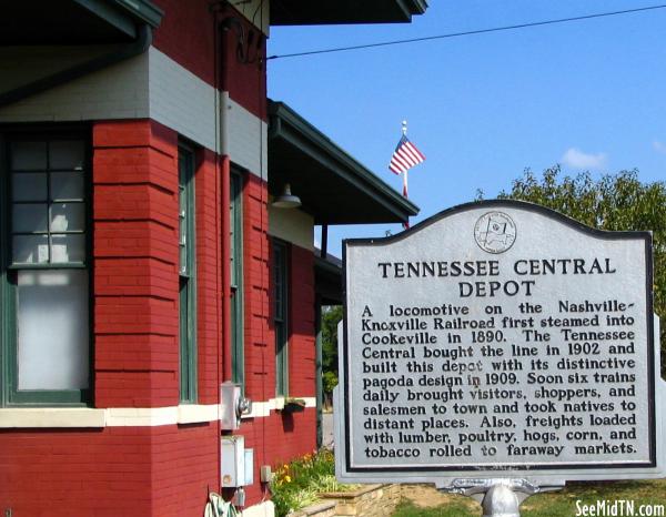 Putnam: Tennessee Central Depot