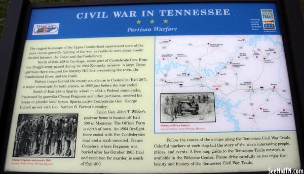 Smith: Civil War in Tennessee, Partisan Warfare