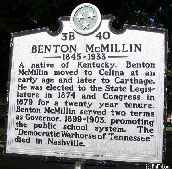 Smith: Benton McMillin