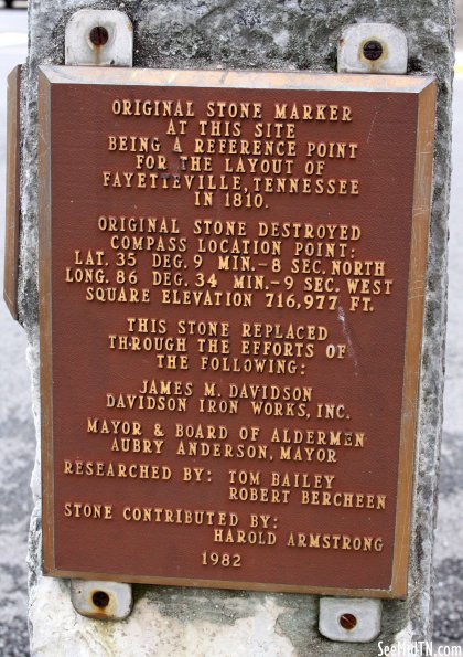 Lincoln: Stone Reference Point
