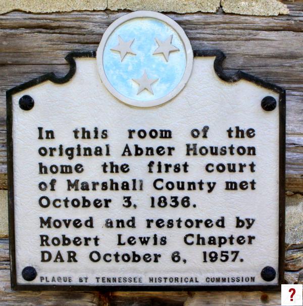 Marshall: Abner Houston Home and Court House