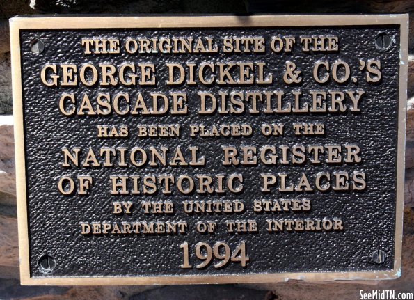 Bedford: George Dickel Distillery on the Nat'l Register Bedford: George Dickel Distillery on the Nat'l Register
