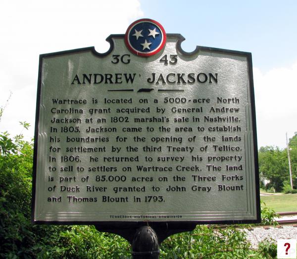 Bedford: Andrew Jackson