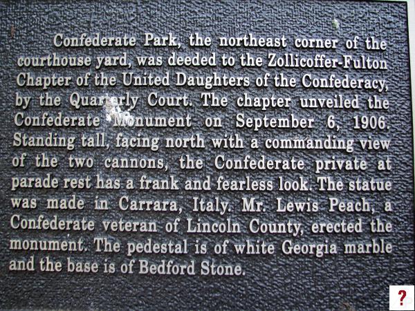 Lincoln: Confederate Park