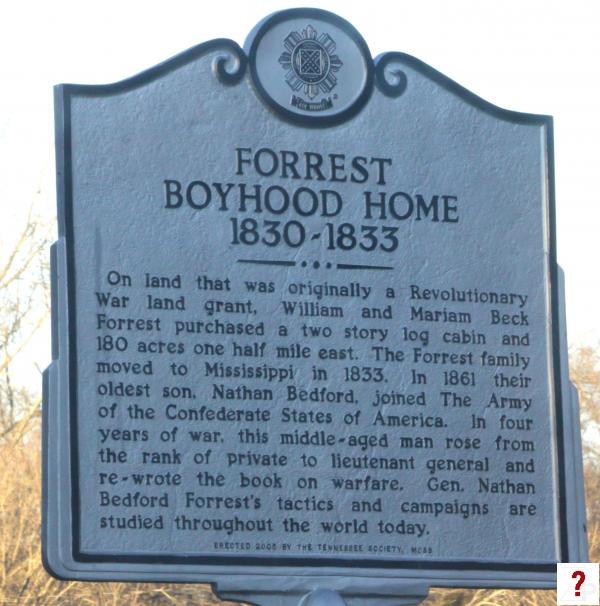 Marshall: Forrest Boyhood Home