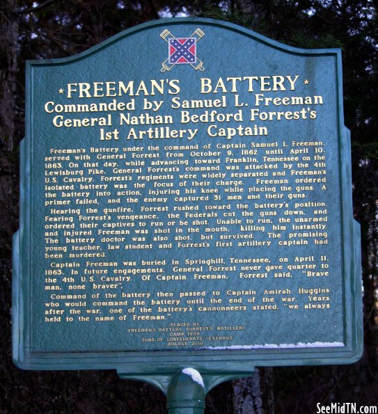 Marshall: Freeman's Battery