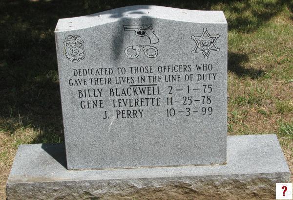 Marshall: Police Officer Memorial