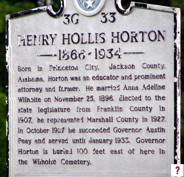 Marshall: Henry Hollis Horton