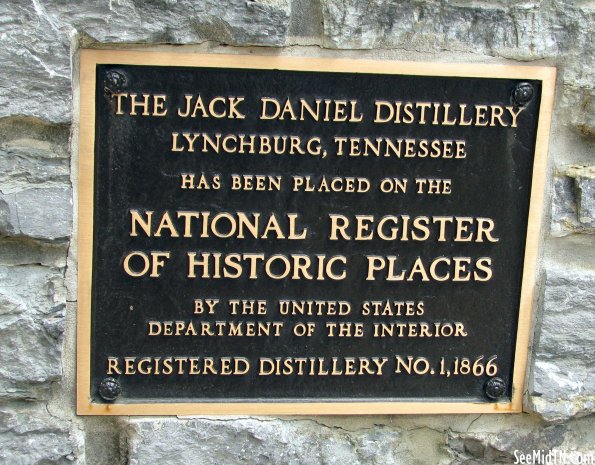 Moore: Jack Daniels National Register plaque (new) Moore: Jack Daniels National Register plaque (new)