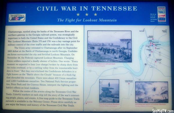 Civil War in Tennessee: The Fight for Lookout Mountain