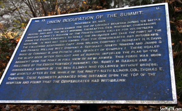 Union Occupation of the Summit
