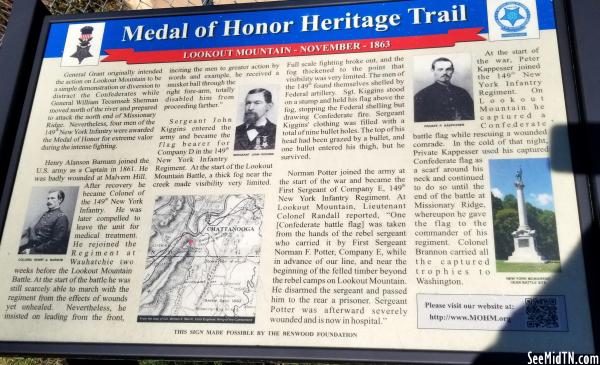 Medal of Honor Heritage Trail Lookout Mountain