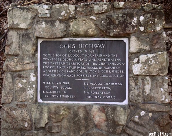 Ochs Highway Opened in 1931